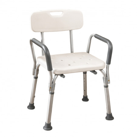 SILLA DE DUCHA CON REPOSABRAZOS