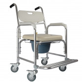SILLA DE BAÑO CON RUEDAS Y WC