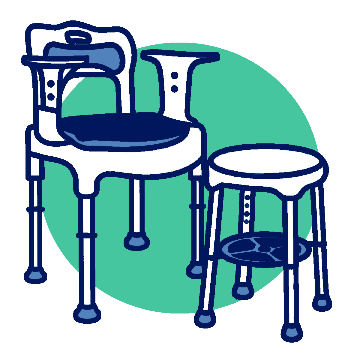 Sillas y Taburetes de Ducha